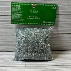 Ashland silver crushed glass Decorative filler
